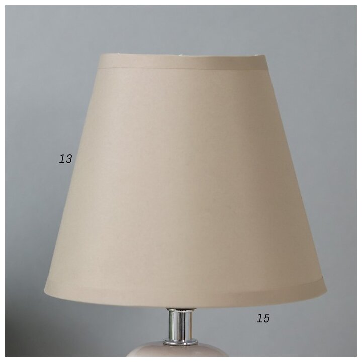 Настольная лампа 16878/1GR E14 40Вт серый 16х16х25 см