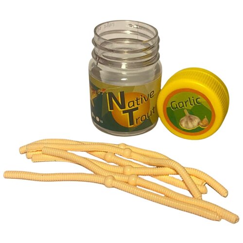 Силиконовая приманка Доширак Fish Season 105мм Цвет Бежевый 034 Ароматизатор Чеснок 6штуп 229₽