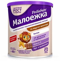 Педиашур Малоежка - спец. сухая смесь для диетического питания со вкусом шоколада, 1-10 лет, 400