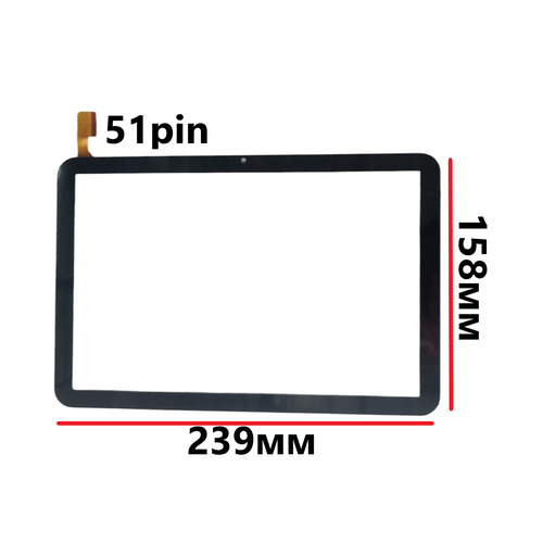 Тачскрин (сенсорное стекло) для планшета Topdevice Tablet A10 TDT4541 4G