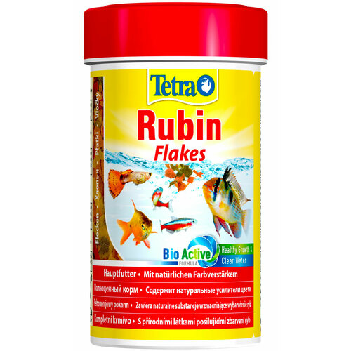 TETRA RUBIN FLAKES корм хлопья для рыб для усиления окраски (1 л х 2 шт)