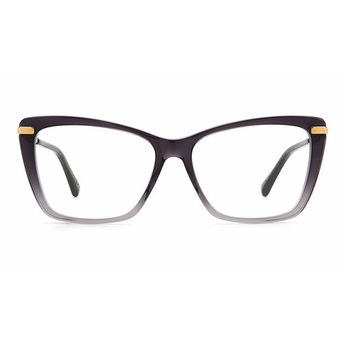 Солнцезащитные очки Jimmy Choo, квадратные, оправа: пластик, для женщин, серый