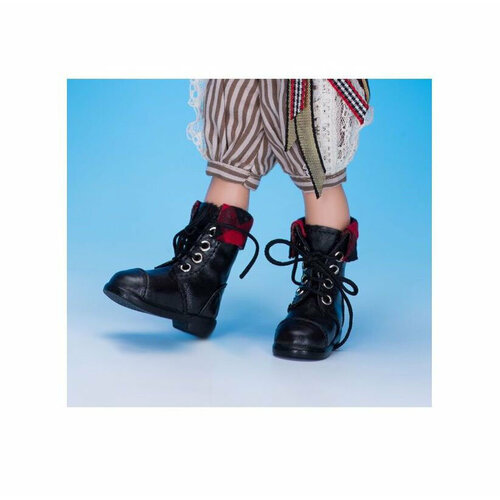 Fairyland Boots LS-12 Black for LittleFee (Черные сапожки для кукол ЛитлФи Фейриленд)