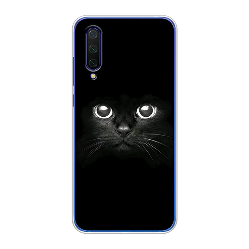 Силиконовый чехол на Xiaomi Mi A3 Lite / Сяоми Ми А3 Лайт Взгляд черной кошки силиконовый чехол взгляд черной кошки на xiaomi mi 6 сяоми ми 6