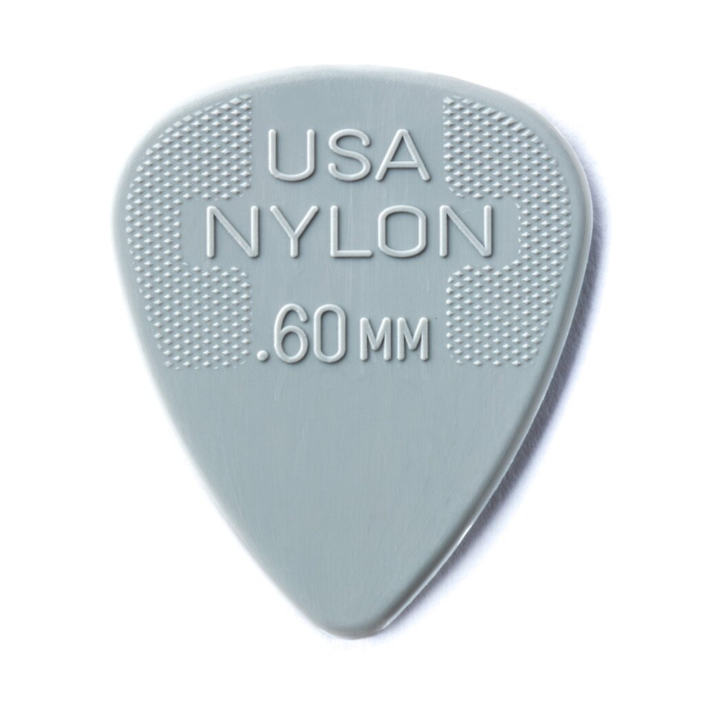 44P.60 Nylon Standard Медиаторы 12шт, толщина 0,60мм, Dunlop