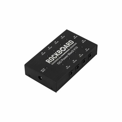 Rockboard RBO POW BLO ISO 10V2 многофункциональный блок питания ISO Power Block V10, мультирегиональный блок питания clefly на педаль для гитары универсальный источник питания на выходе 10 способов 9 в 12 в 18 в постоянного тока 1 канал 5 в usb