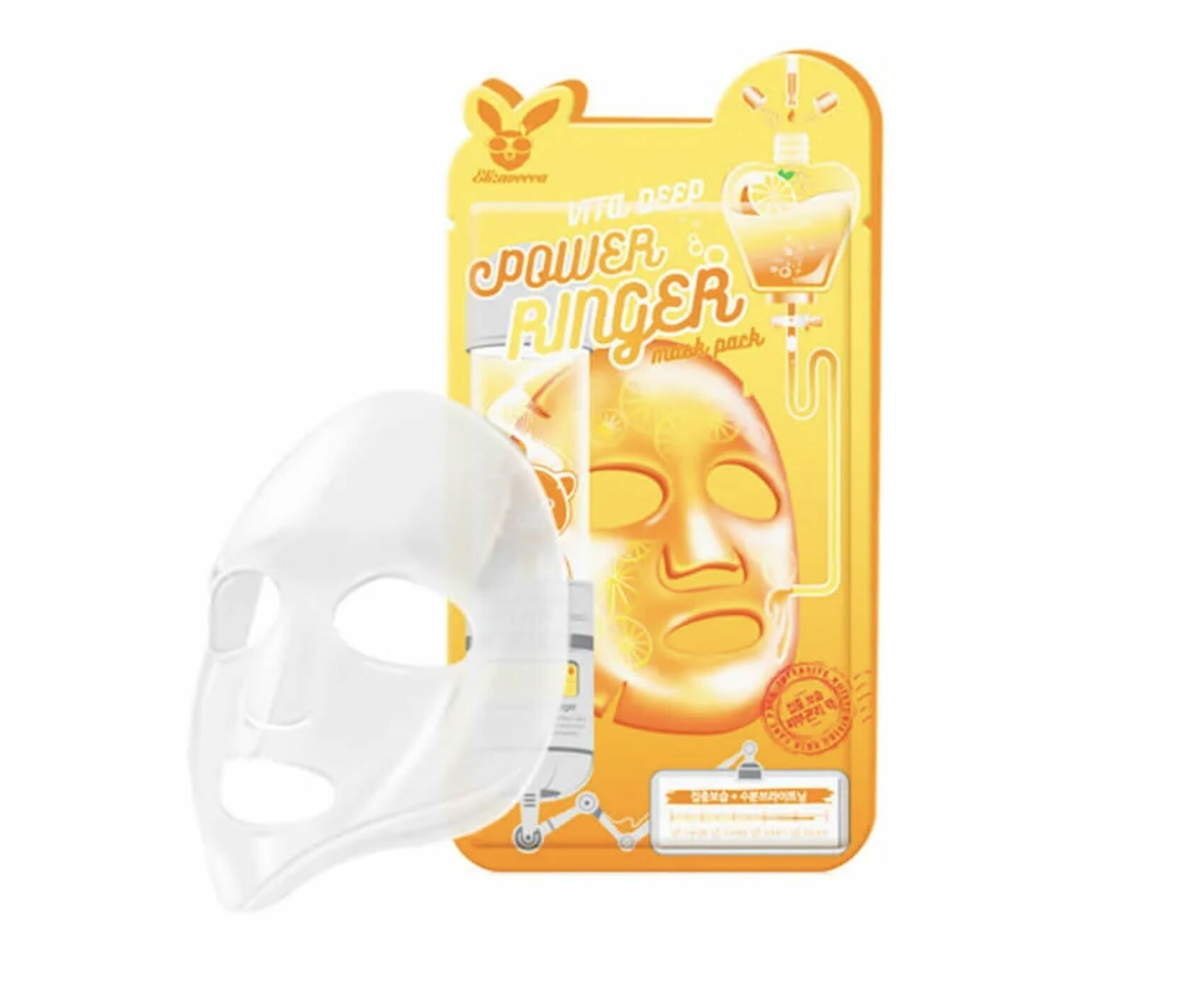 Маска Elizavecca с витаминным комплексом Deep Power Ringer Mask Pack Vita, 23 мл - фото №15