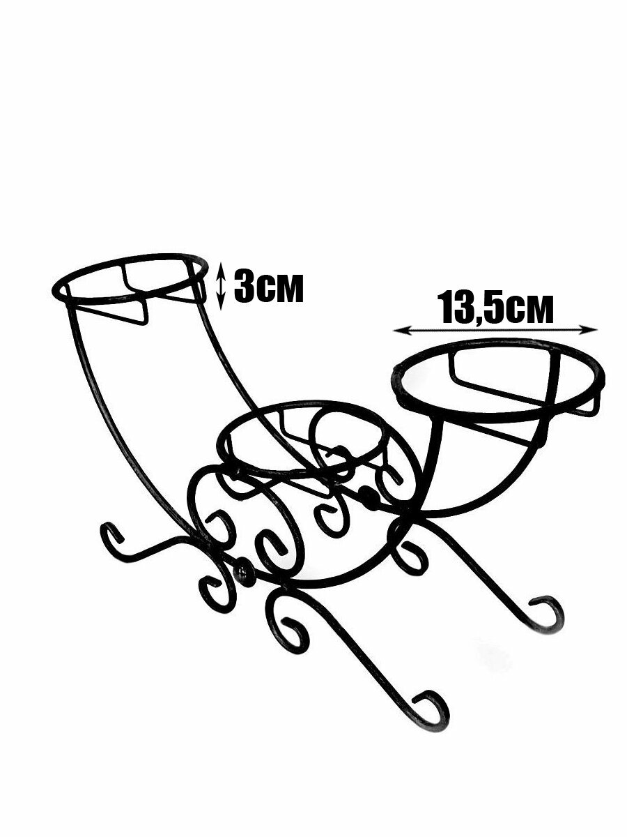 фото Подставка для трех кашпо