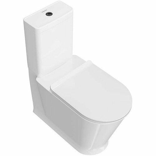 Унитаз компакт Kerama Marazzi Plaza Modern PLMR. wc.01 Белый глянцевый без бачка и сиденья
