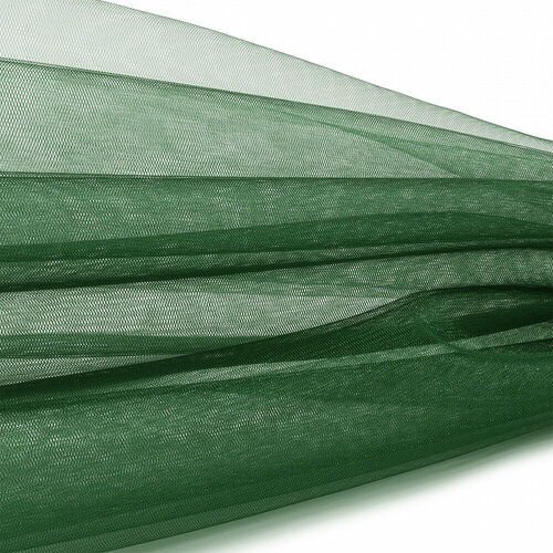 Фатин Кристалл средней жесткости блестящий арт. K. TRM шир.300см, 100% полиэстер цв. 34 К уп.5м - травяной