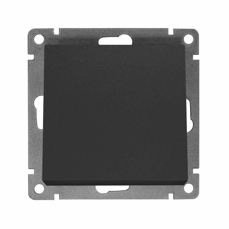 фото Выключатель 1-кл. СП Афина 10А IP20 механизм графит Universal A0021-Gr