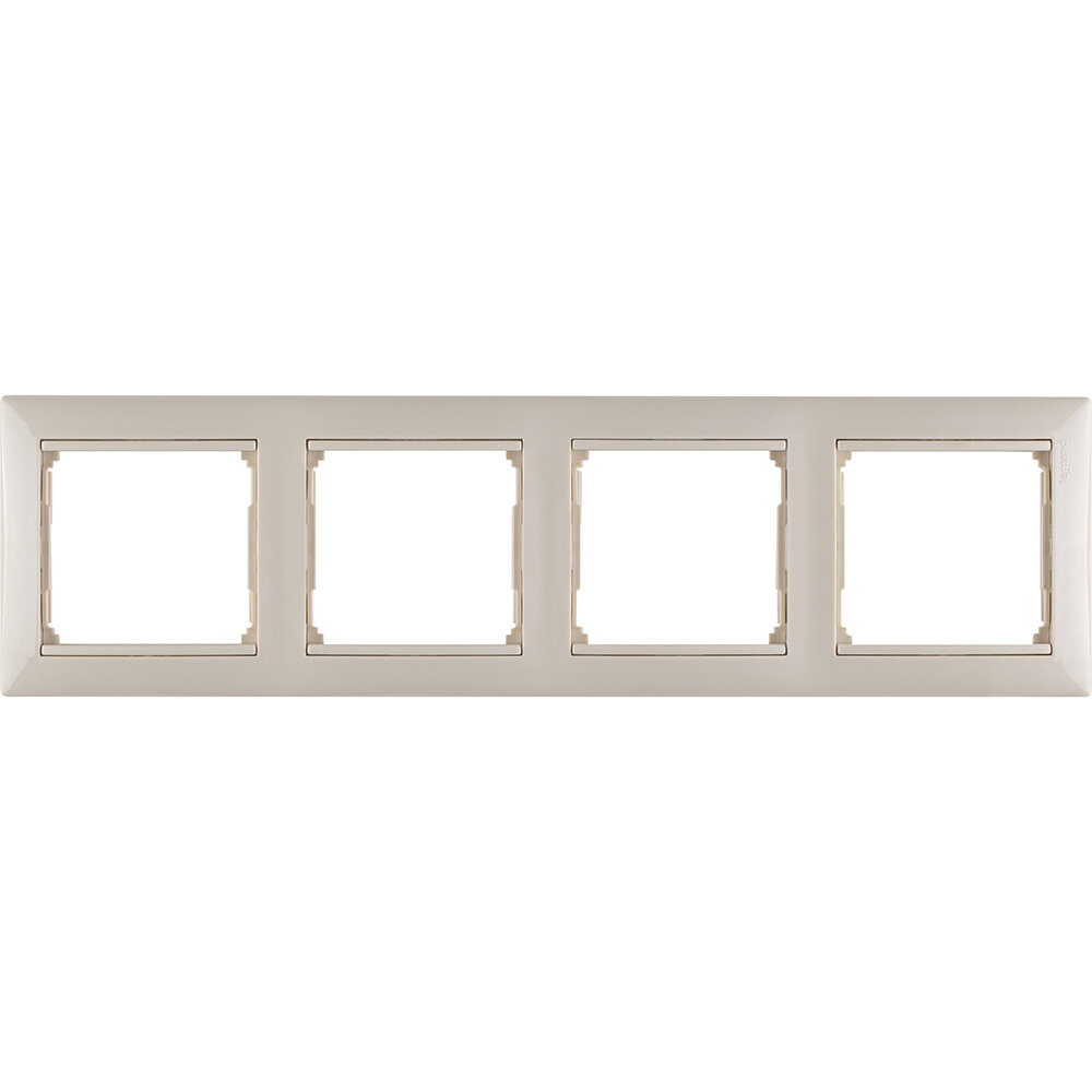 VALENA Рамка 4-местная слоновая кость, IEK 774354 (1 шт.)