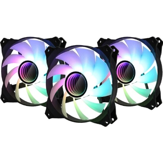 Вентиляторы для корпуса Zalman ZM-IF120A3 (triple-pack+hub)