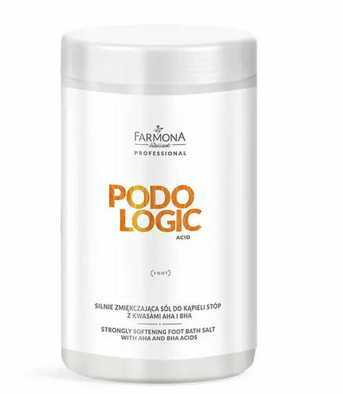 Соль для ванны ног Farmona Podologic ACID с кислотами AHA и BHA, 1400 гр.