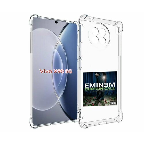 Чехол MyPads Eminem CURTAIN CALL, THE HITS для Vivo X90 задняя-панель-накладка-бампер чехол mypads eminem curtain call the hits для vivo iqoo 11 задняя панель накладка бампер