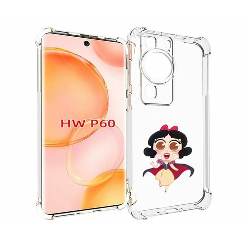 Чехол MyPads принцеска-нарисованная женский для Huawei P60 задняя-панель-накладка-бампер