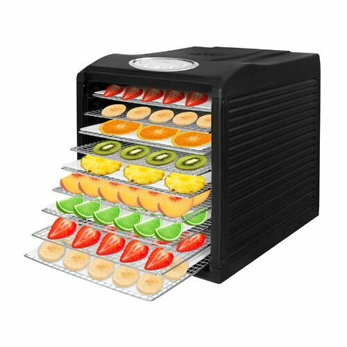 Сушилка для овощей и фруктов Hyundai HYFD-1803 черный 27 поддонов 13705₽