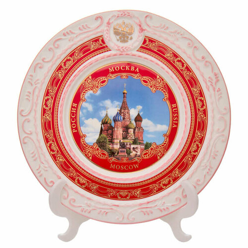 Декоративная тарелка панно Москва 20 см