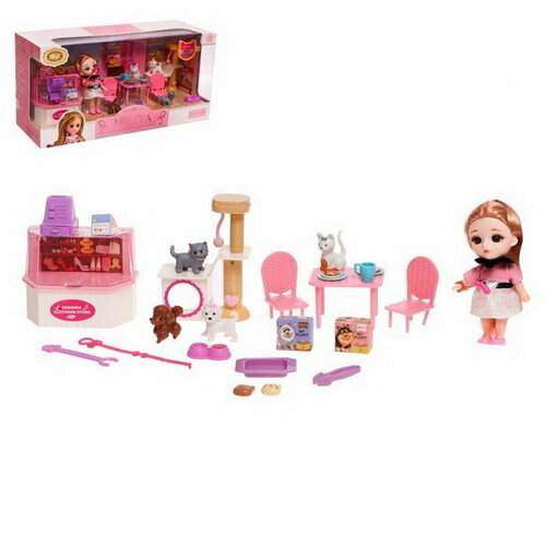 Набор игровой Магазин Алисы с мебелью и аксессуарами