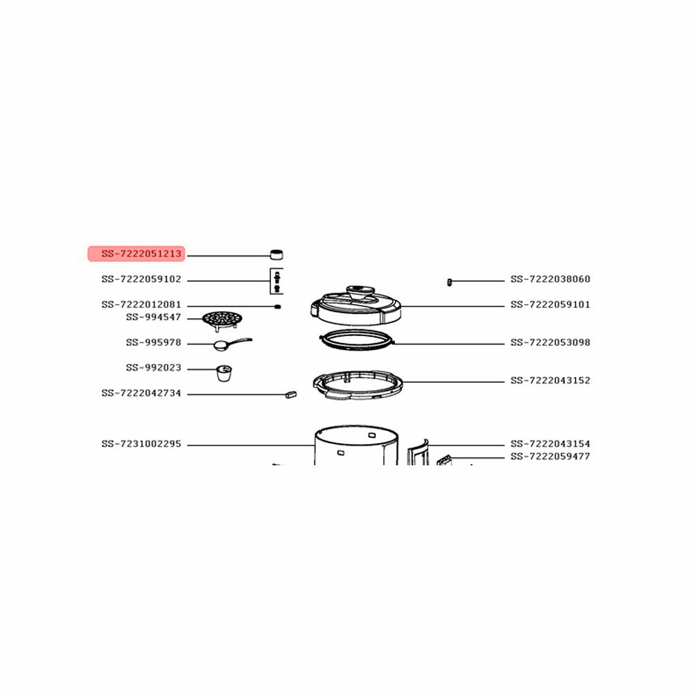 Клапан мультиварки Moulinex Speedy Cook (SS-7222051213)