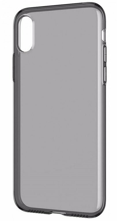 Накладка силиконовая для Apple iPhone X прозрачно-черная