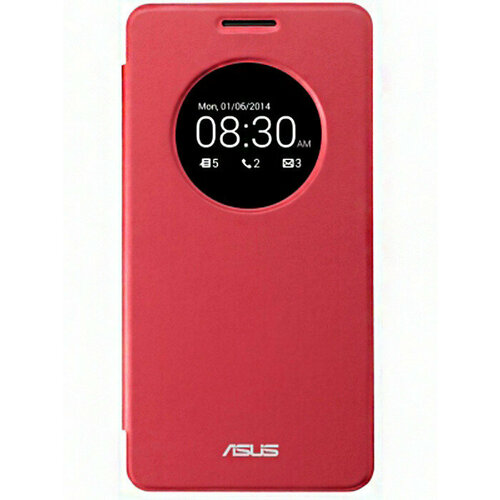 Чехол View Flip Cover для Asus ZenFone 6 A600CG / A601CG красный