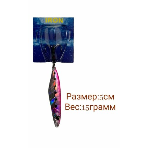 фото Блесна iron пилькер iron fish