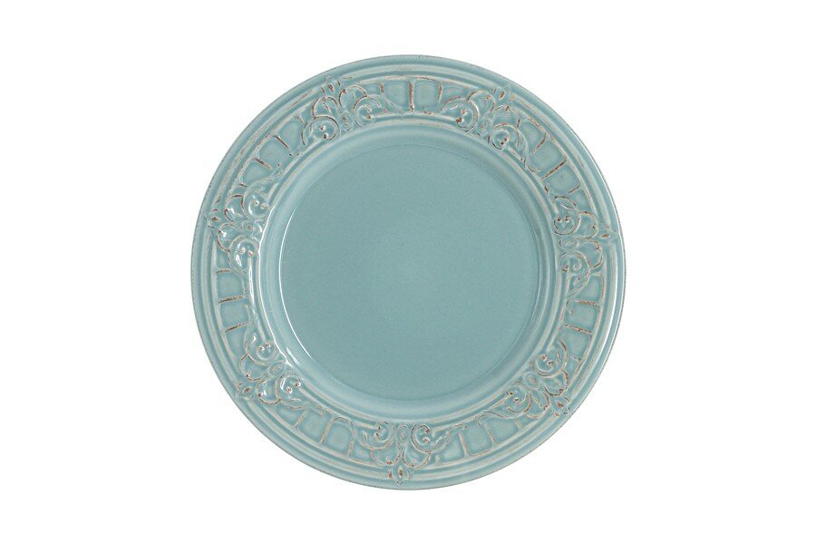 Тарелка закусочная Venice голубой, 22,5 см (Matceramica)
