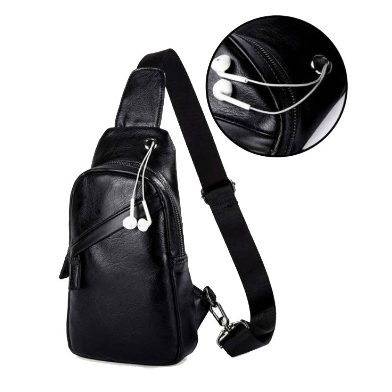 фото Однолямочный кожаный рюкзак Matisse blue M3942