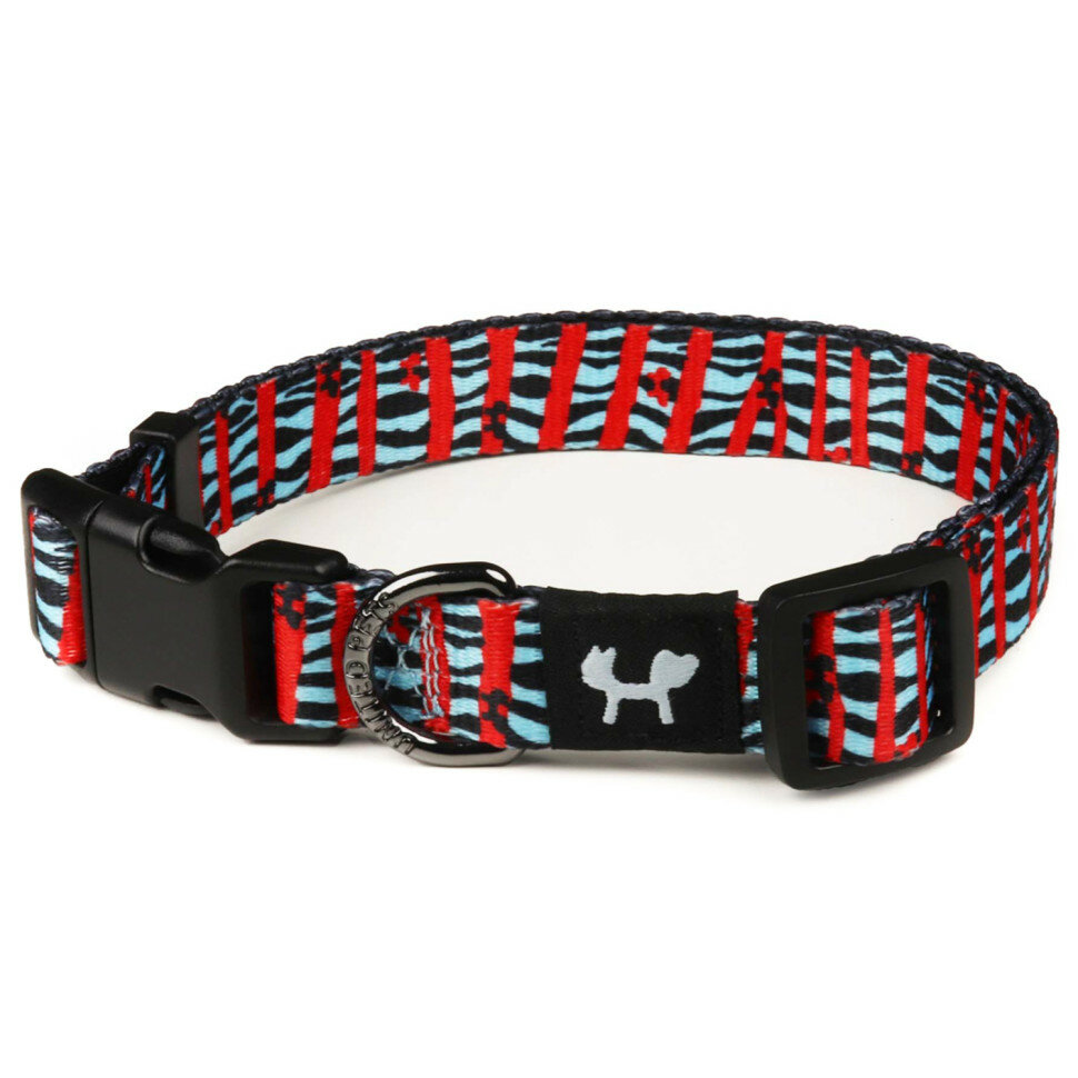 фото United Pets Complete me ошейник для собак, S 26-40/1,6 см, красная зебра