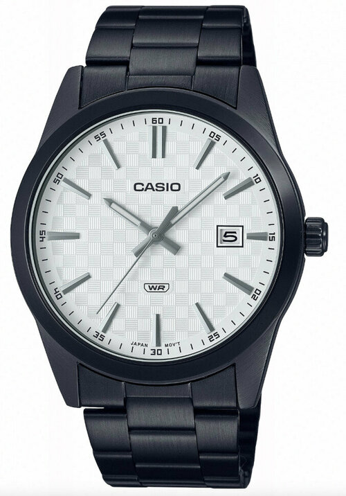 Наручные часы CASIO MTP-VD03B-7A, черный, белый
