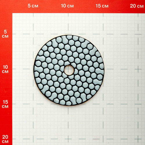 Круг алмазный шлифовальный по камню Rage by Vira гибкий d100 мм P200 для сухого шлифования 1180₽