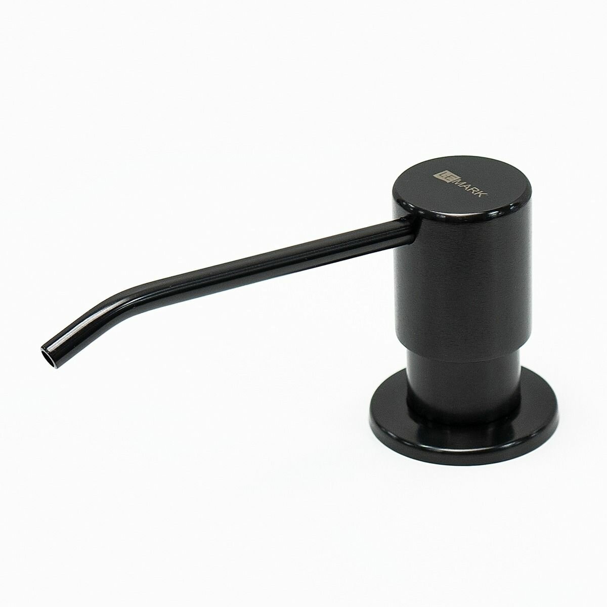 фото Дозатор для жидких моющих средств Lemark Expert LM8201BLN врезной, чёрный глянец