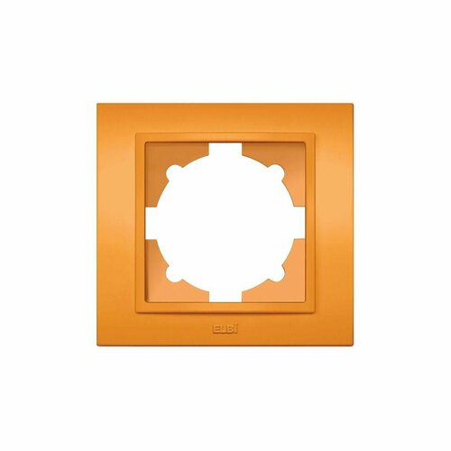 Рамка EL-BI Zena colorline 1 пост оранжевая 608-011700-271 360₽