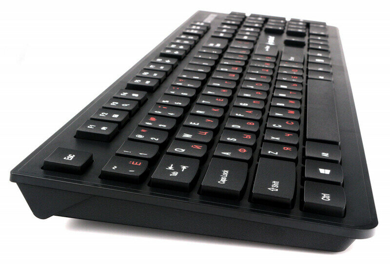 Клавиатура и мышь Gembird черные, 104кл, 3кн., кабель 1.5м - фото №14