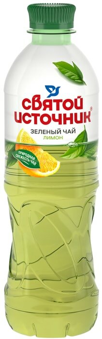 Напиток чайный Святой Источник Зеленый чай Лимон 500мл