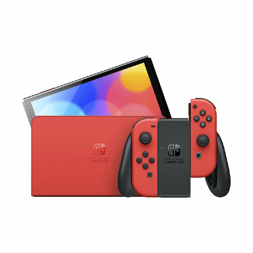 Игровая приставка Nintendo Switch (Япония) (RED / 64 / OLED) игровая приставка nintendo switch oled neon red blue