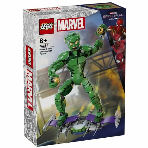 конструктор lego marvel super heroes 76219 битва роботов человека паука и зелёного гоблина Конструктор LEGO Super Heroes 76284 Зеленый Гоблин