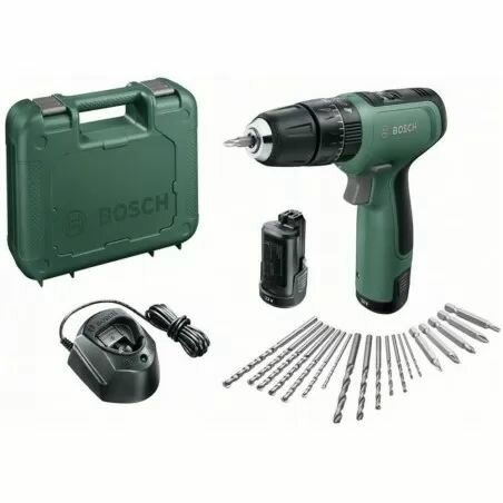 Дрель-шуруповерт BOSCH EasyImpact 1200, 1.5Ач, с двумя аккумуляторами [06039d3102] - фото №1