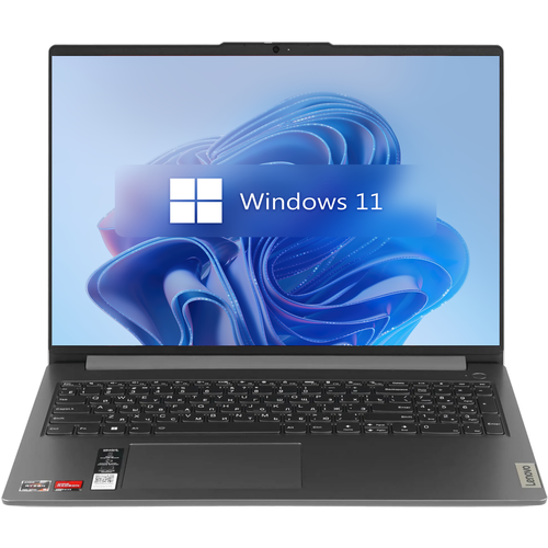 15.6 Ноутбук Lenovo IdeaPad Slim 3 Gen 8, AMD Ryzen 7 7730U (4.5 ГГц), RAM 16 ГБ LPDDR5, SSD 512 ГБ, Windows 11, Arctic Grey, Русская раскладка