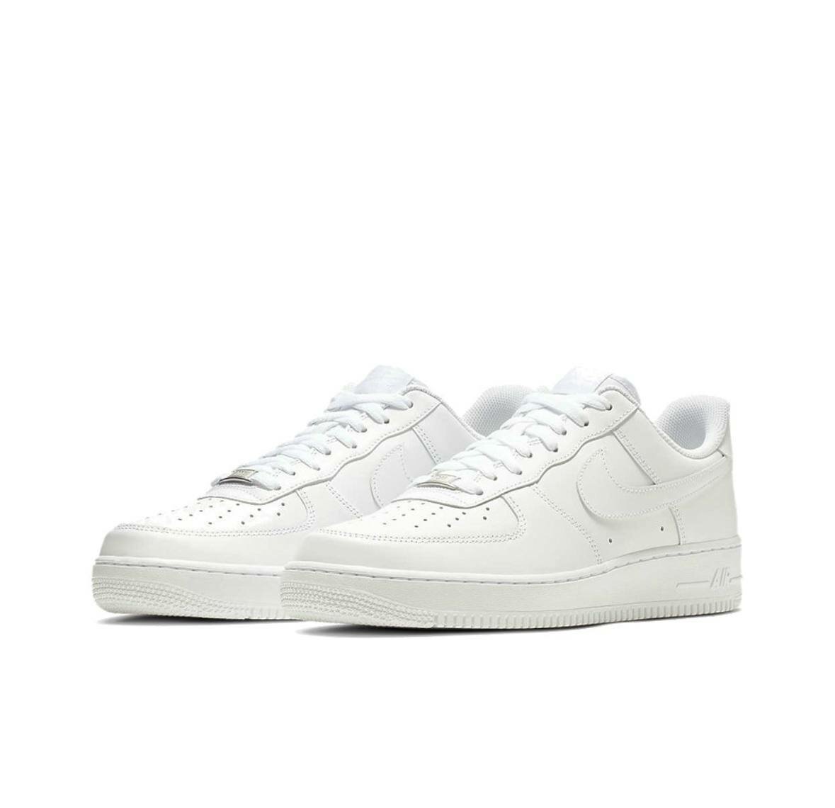 Кроссовки Nike Air Force 1 Low 07 "White" (43 EU) найк оригинал форсы низкие