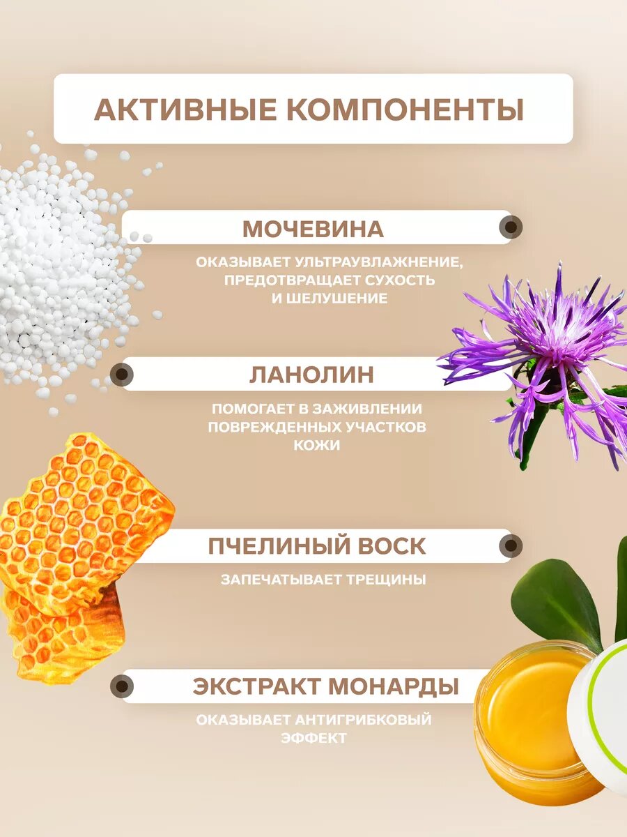 Изображение Крем для сухих и чувствительных ног EVSI от трещин и увлажнения, 300мл