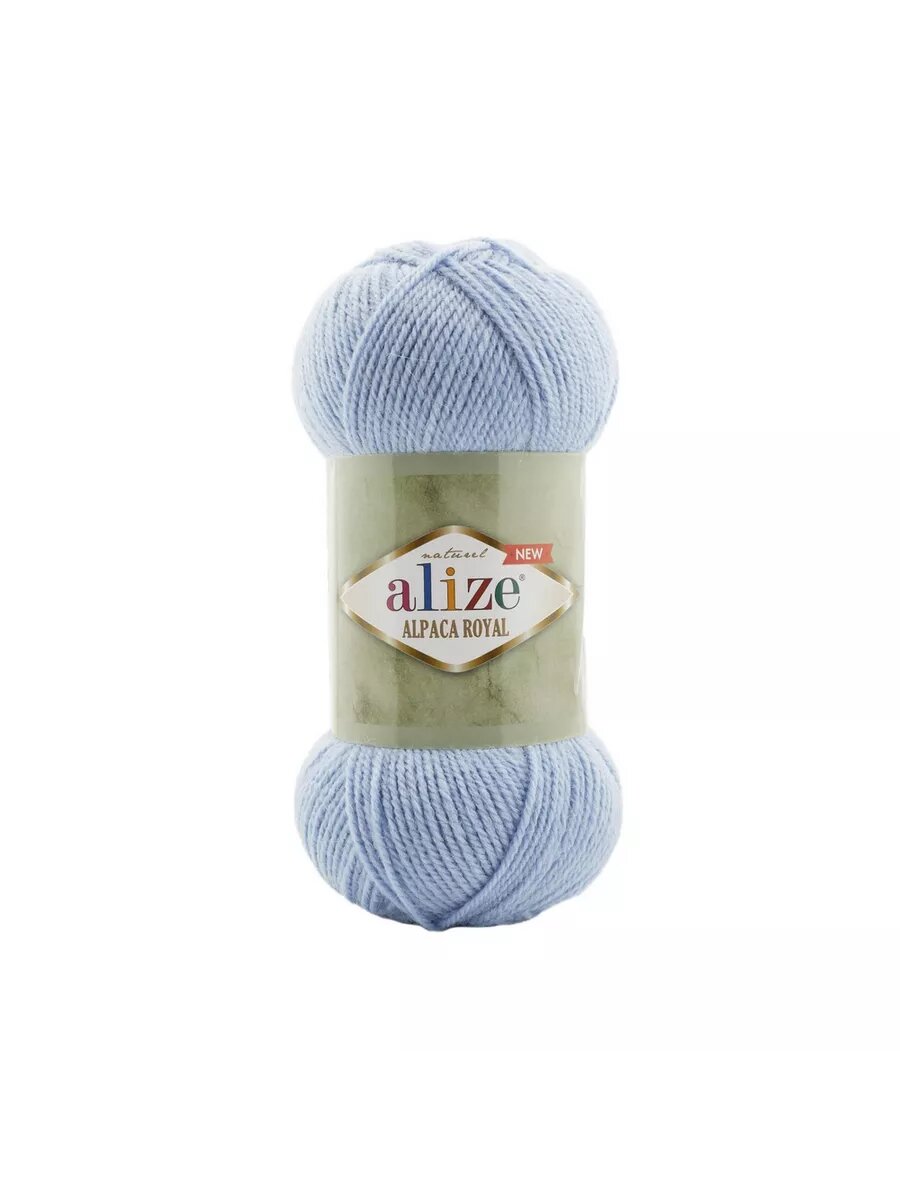 Пряжа Alize Alpaca royal new 356 голубой