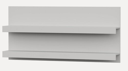 Изображение товара Штерн (STERN) полка навесная Т-13, 135 х 62 х 19,2 см, ЛДСП, Белый