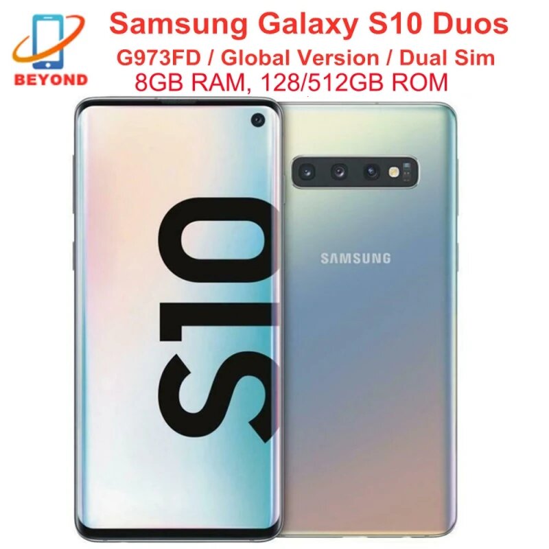 Смартфон Samsung Galaxy S10, 8/128ГБ, global, Б/у, simple set, Samsung, galaxy s10, Глобальная версия, Смартфон, Зеленый, 8ГБ, 128ГБ, global, Б/у, 01.01.2019 — фото 1