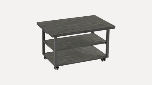 Изображение товара Стол трансформер "арси", ЛДСП интра, 85x55 см, столешница ЛДСП 16 мм, стиль лофт, высота 50 см