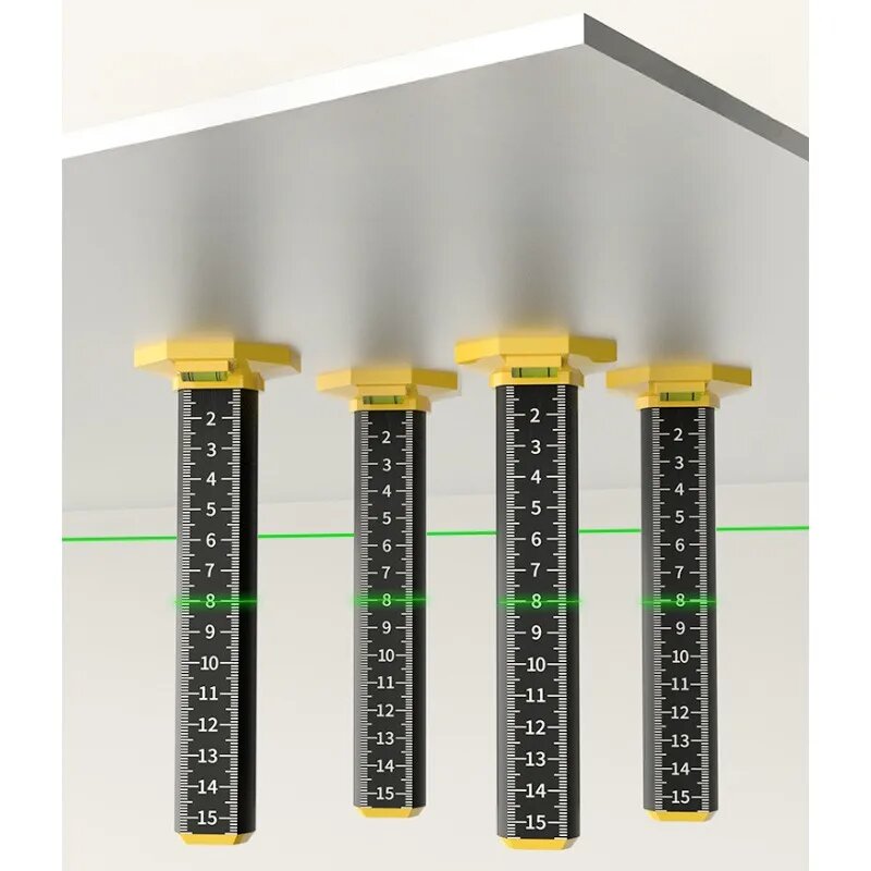 LTOOLS Маркировочная линейка равной высоты черная black 4pc