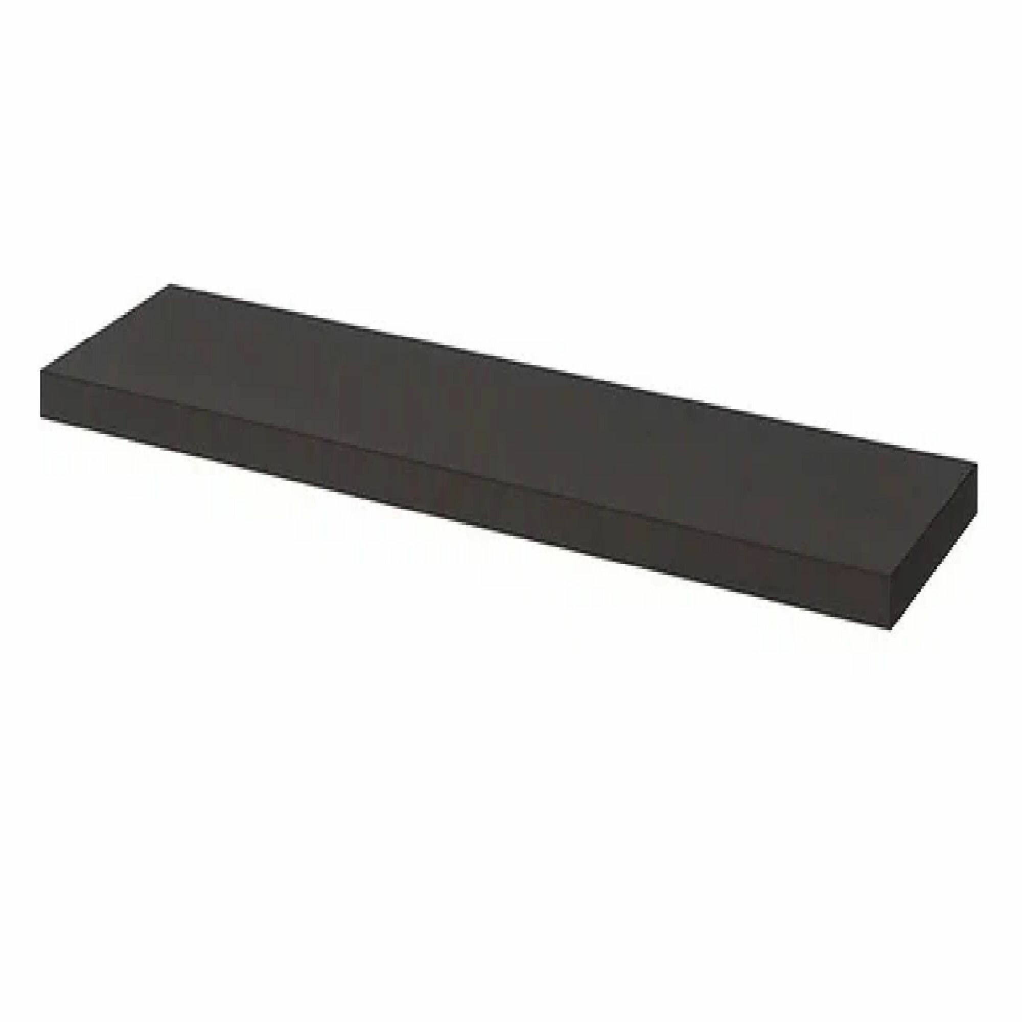 Полка 120х30х2.5 см коричнево-чёрный IKEA BERGSHULT бергсхульт