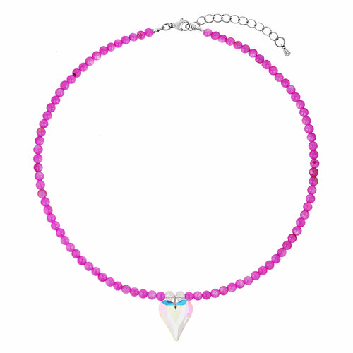 Колье ALLUMER хрусталь длина 34 см розовый 2151₽