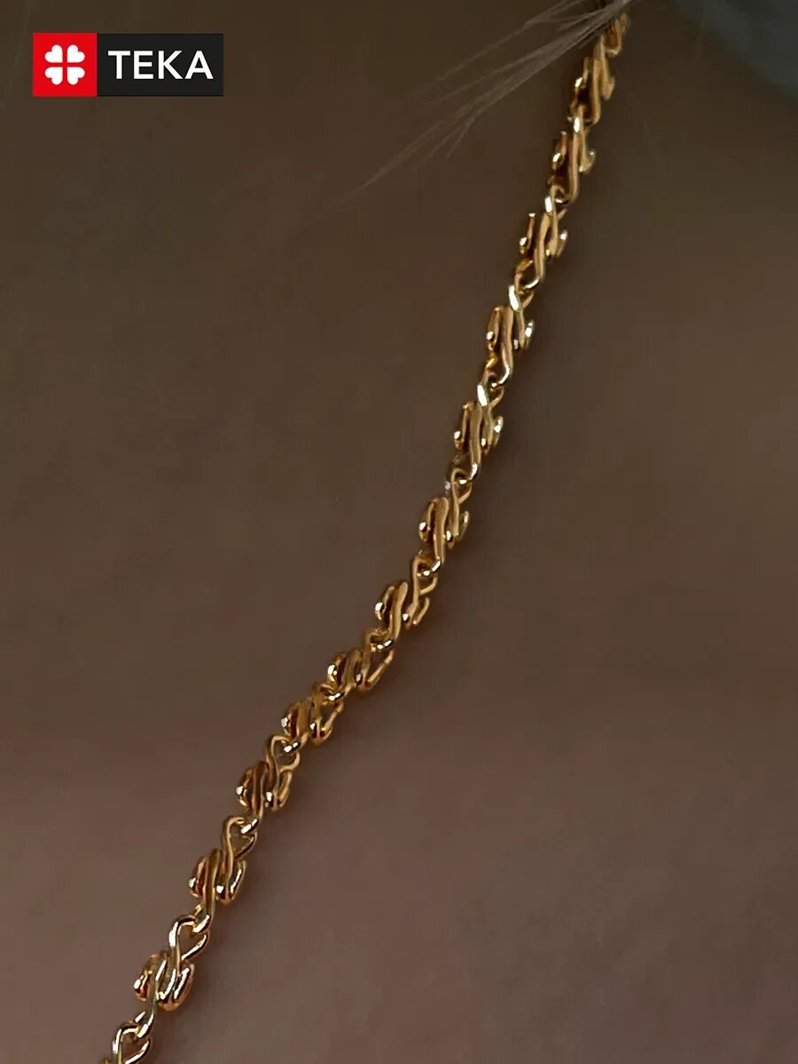 Цепь TEKA, длина 50 см, золотой — фото 1